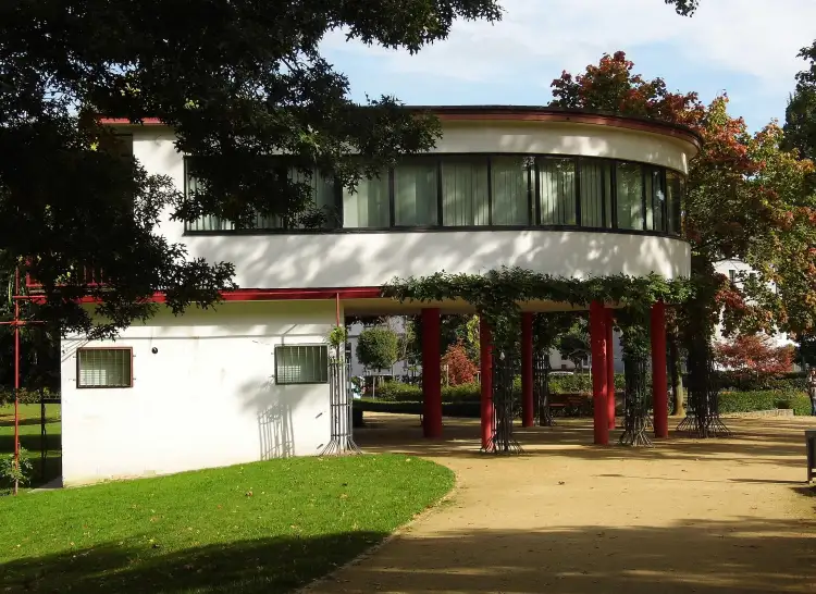 Pavilion in the Brentanopark in Frankfurt-Rödelheim